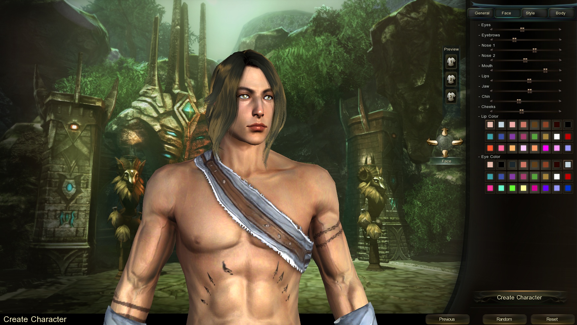 c9 caracter creation