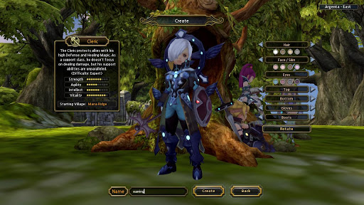 dragon nest caracter creation