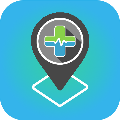 Icon for a app of the map of all Hospitals in Japan